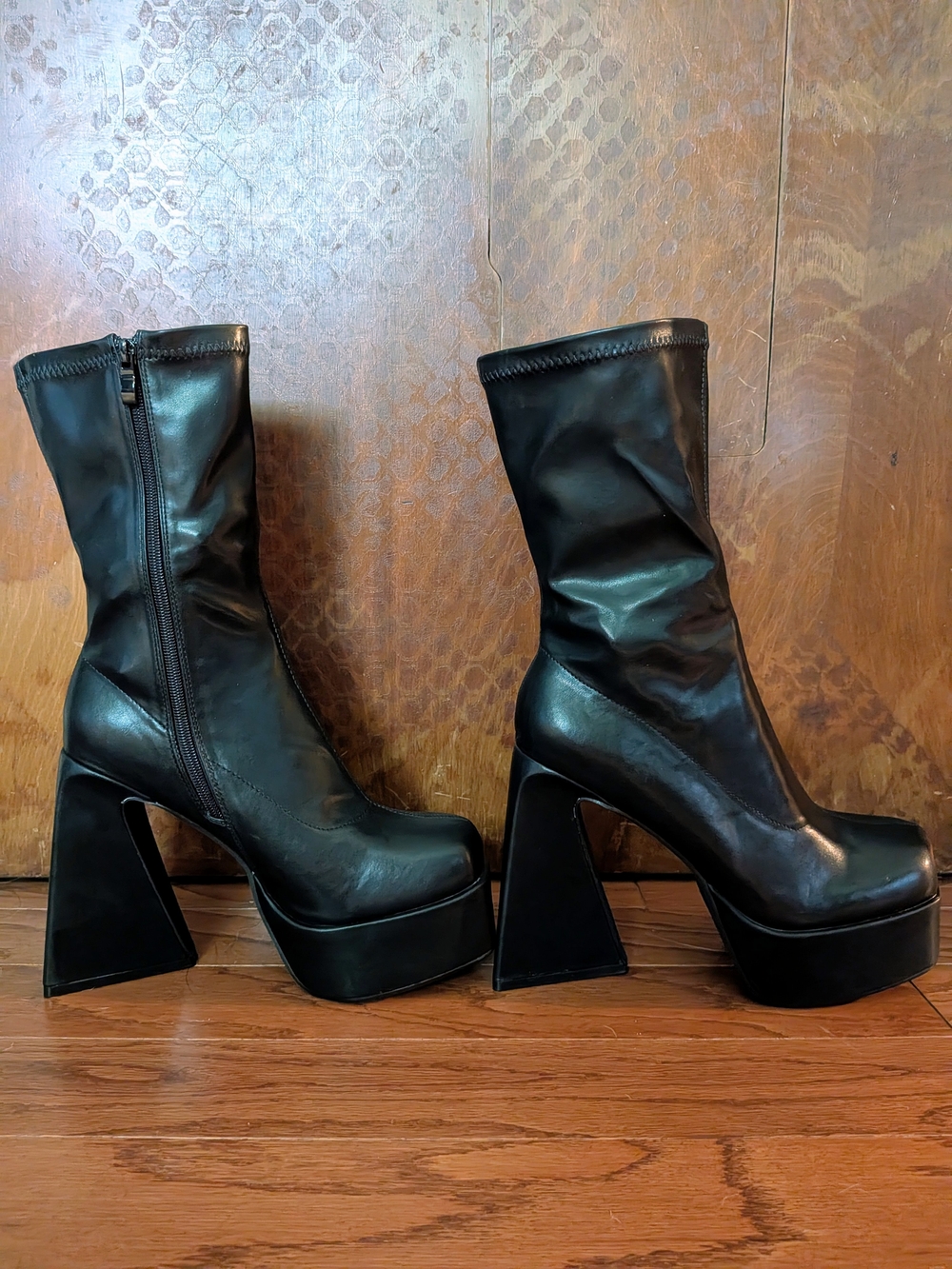Black Women's Platform Boots